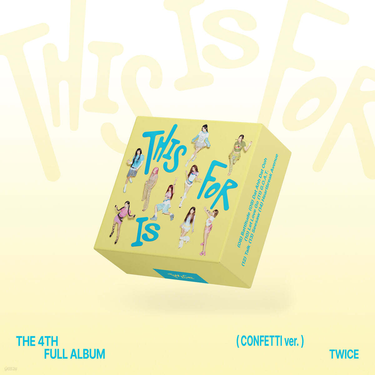 九五樂府95music - 【TWICE】(黃色盒CONFETTI ver.) 4TH FULL ALBUM